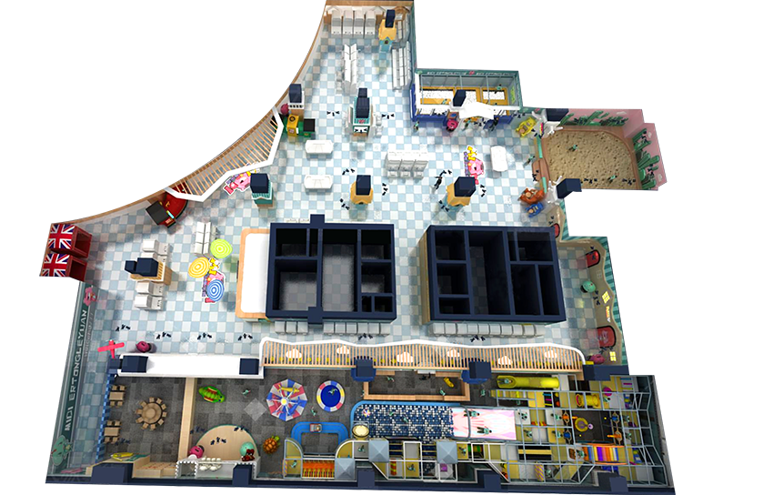 米帝兒童樂(lè)園布局圖